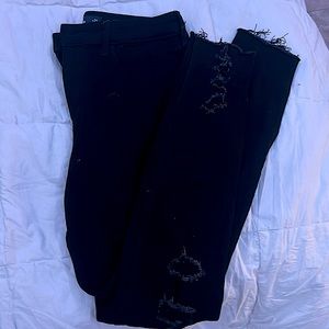 Hollister Black high rise jeans! NEVER WORN!
